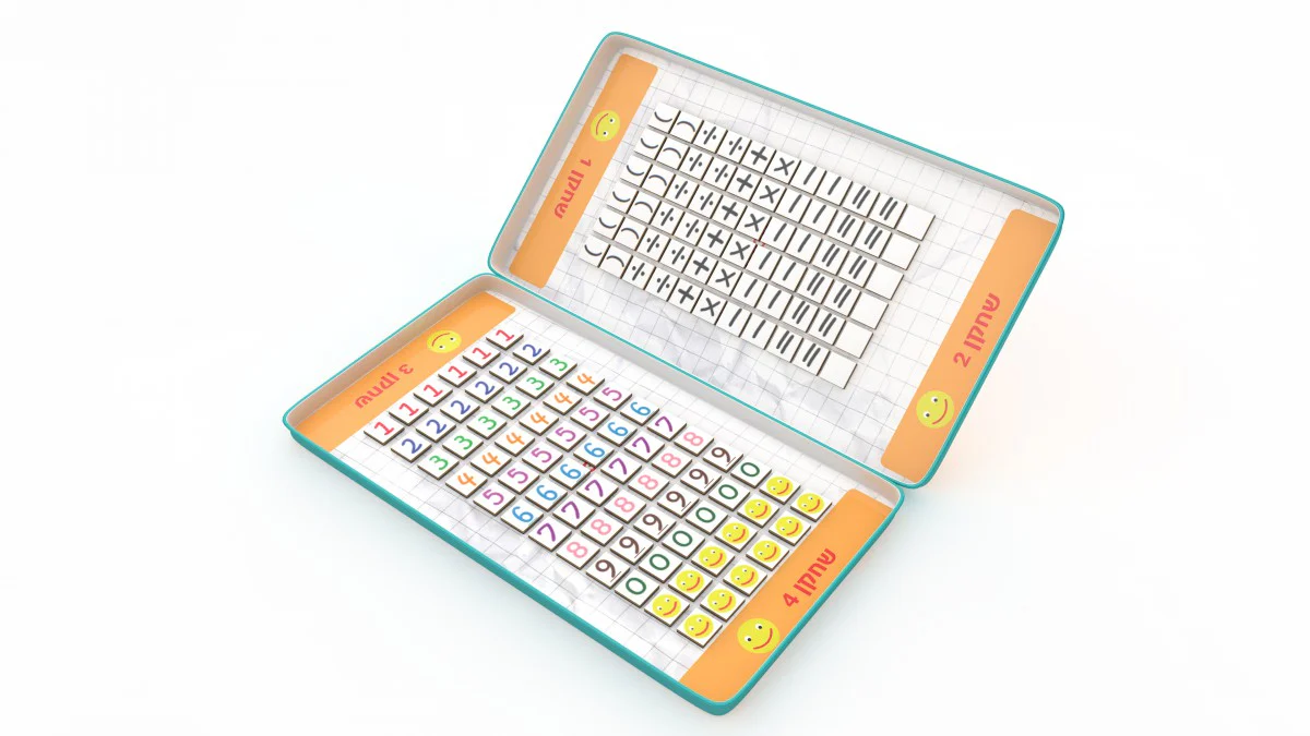 THE PURPLE COW TRAVEL TIN GAME - MAGNETIC THE MATHS GAME - Image 2