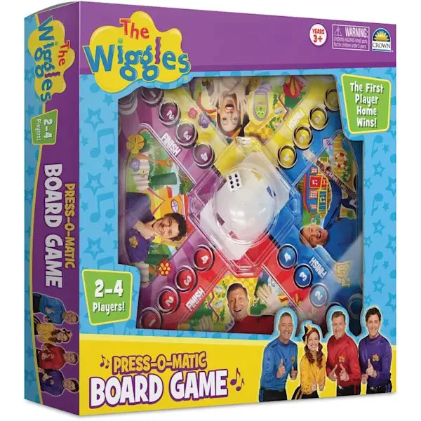 THE WIGGLES PRESS O MATIC BOARD GAME