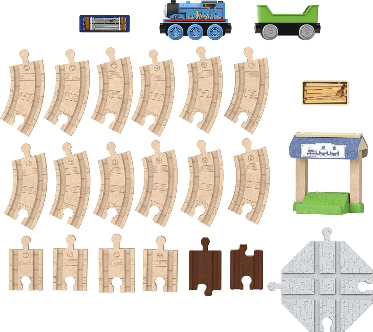 THOMAS AND FRIENDS WOODEN RAILWAY - FIGURE 8 TRACK PACK - Image 3