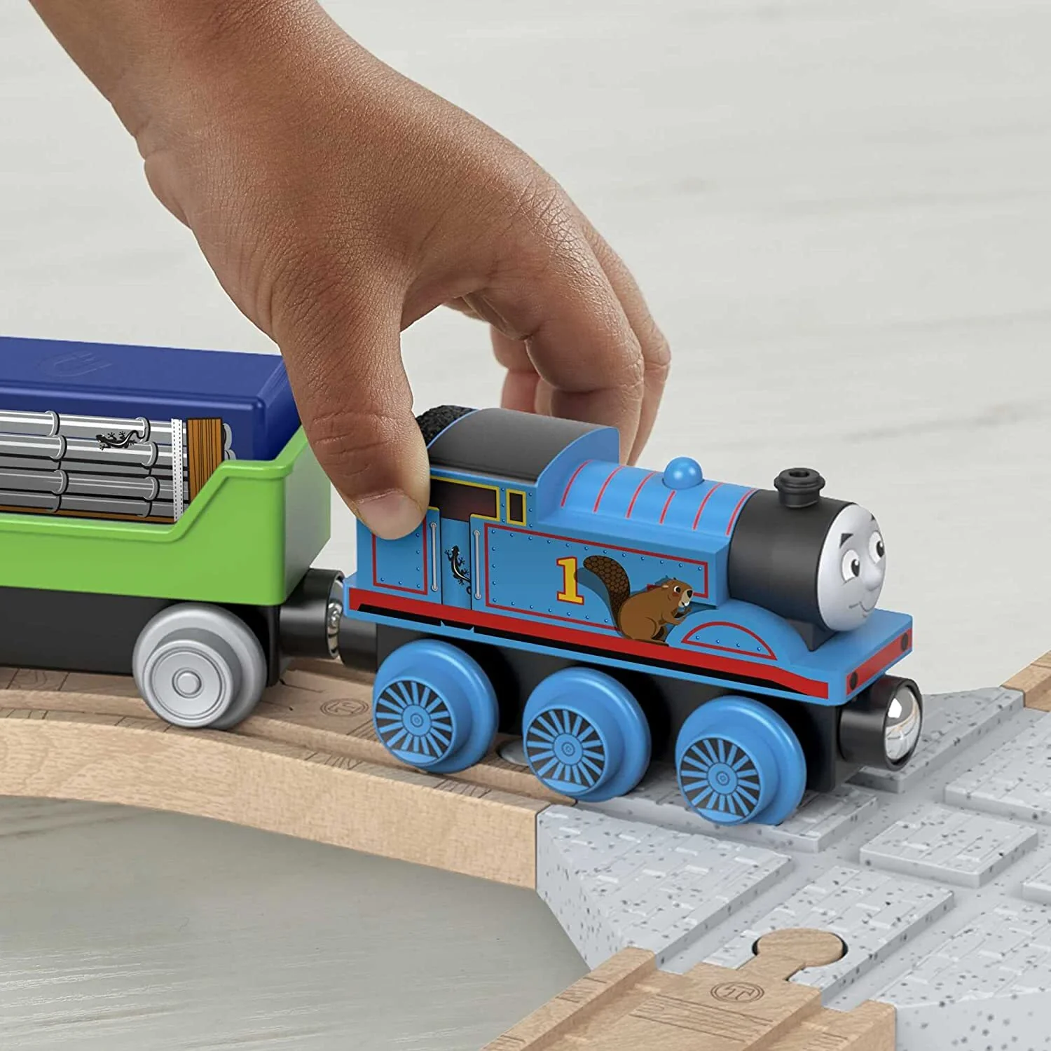 THOMAS AND FRIENDS WOODEN RAILWAY - FIGURE 8 TRACK PACK - Image 4