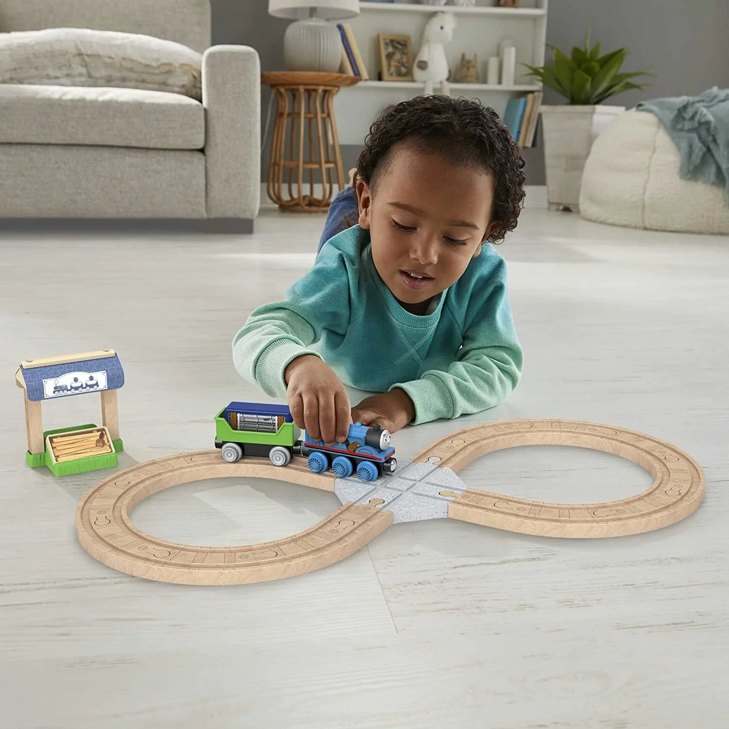 THOMAS AND FRIENDS WOODEN RAILWAY - FIGURE 8 TRACK PACK - Image 5