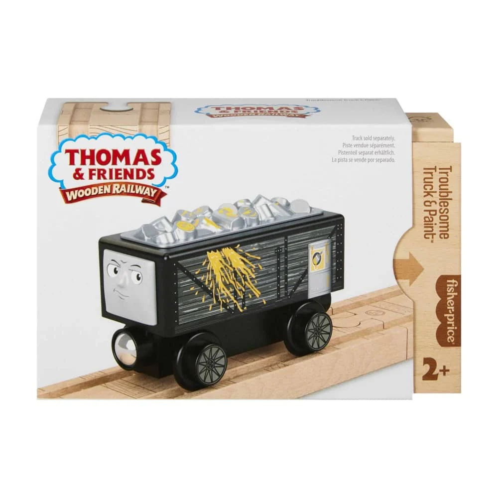 THOMAS AND FRIENDS WOODEN RAILWAY - TROUBLESOME TRUCK AND PAINT