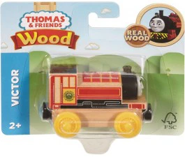 THOMAS & FRIENDS WOODEN RAILWAY SMALL ENGINES - VICTOR