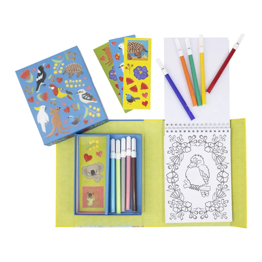 TIGER TRIBE COLOURING SET - AUSSIE ANIMALS - Image 2