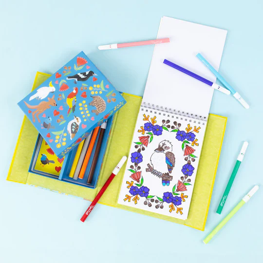 TIGER TRIBE COLOURING SET - AUSSIE ANIMALS - Image 3