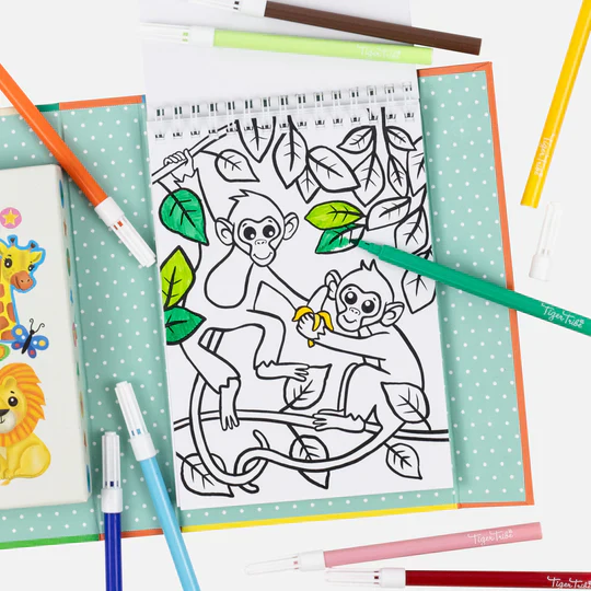 TIGER TRIBE COLOURING SET - ZOO - Image 4