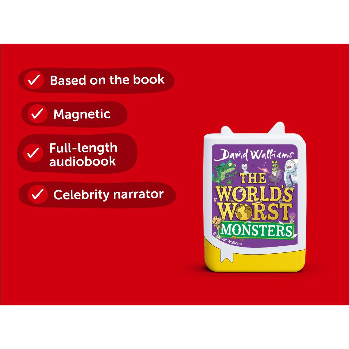 TONIES - AUDIO BOOK - DAVID WILLIAMS - THE WORLDS WORST MONSTERS - Image 3