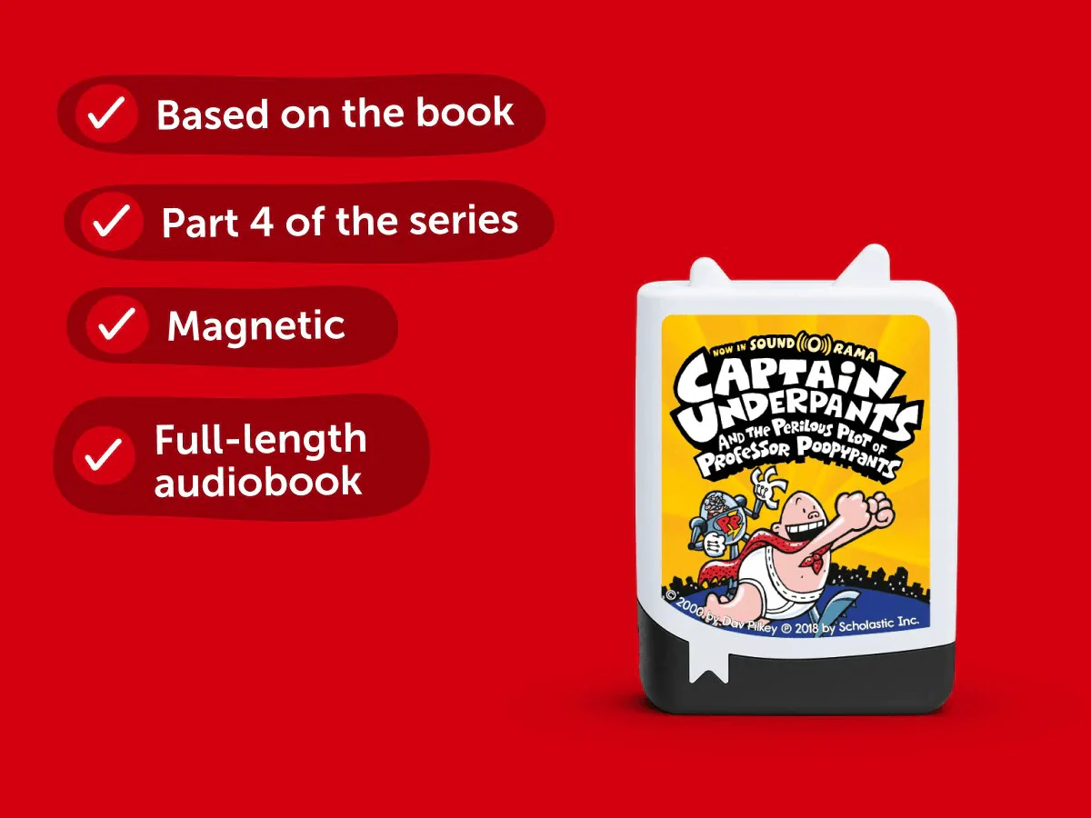 TONIES - AUDIO BOOK - CAPTAIN UNDERPANTS AND THE PERILOUS PLOT OF PROFESSOR POOPYPANTS - Image 3