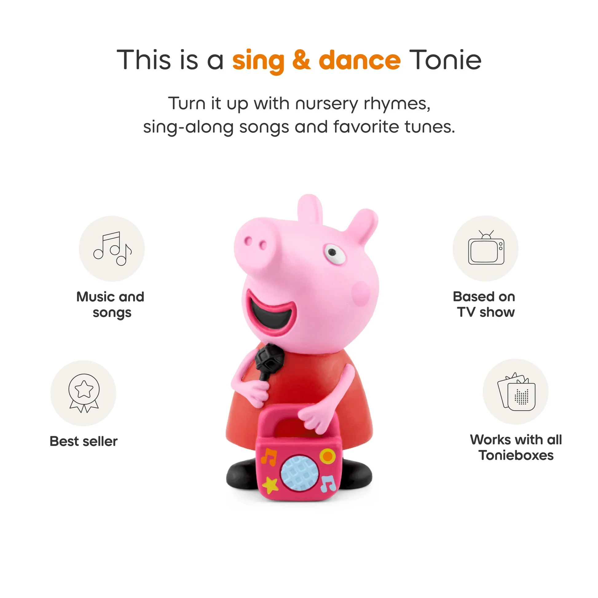 TONIES - AUDIO CHARACTER FOR TONIEBOX -  MY FIRST ALBUM PEPPA PIG - Image 6