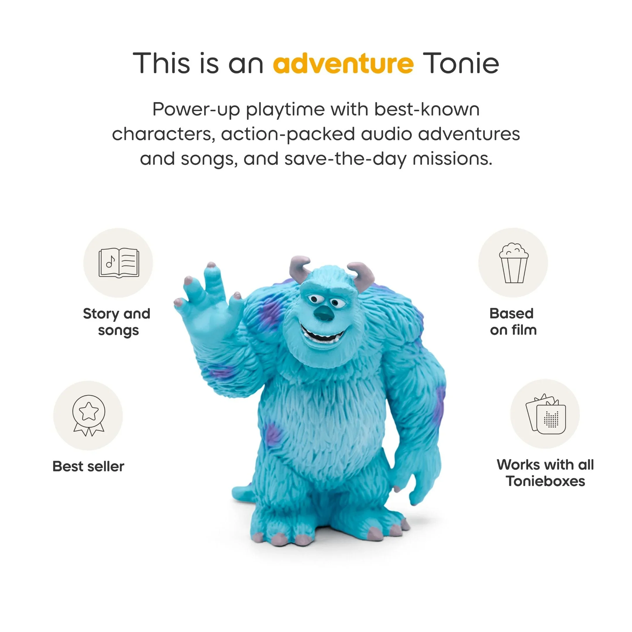 TONIES - AUDIO CHARACTER FOR TONIEBOX - MONSTERS INC SULLY - Image 4