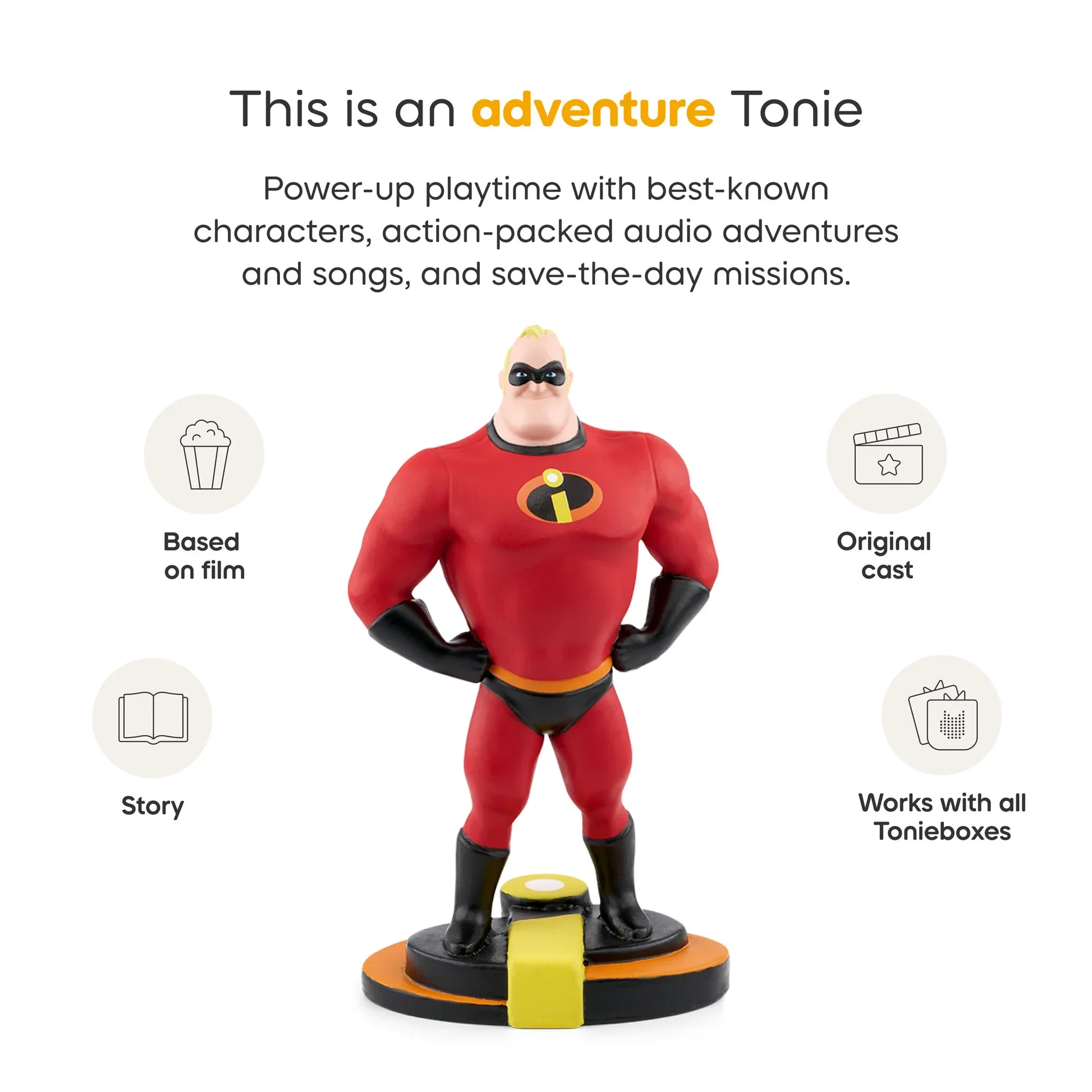 TONIES - AUDIO CHARACTER FOR TONIEBOX - THE INCREDIBLES MR INCREDIBLE - Image 3