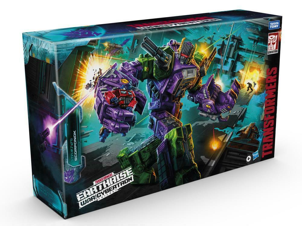 TRANSFORMERS EARTHRISE TITAN CLASS SCORPONOK