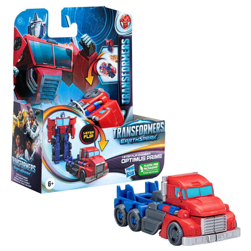 TRANSFORMERS EARTHSPARK STEP FLIP ASSORTED - OPTIMUS PRIME