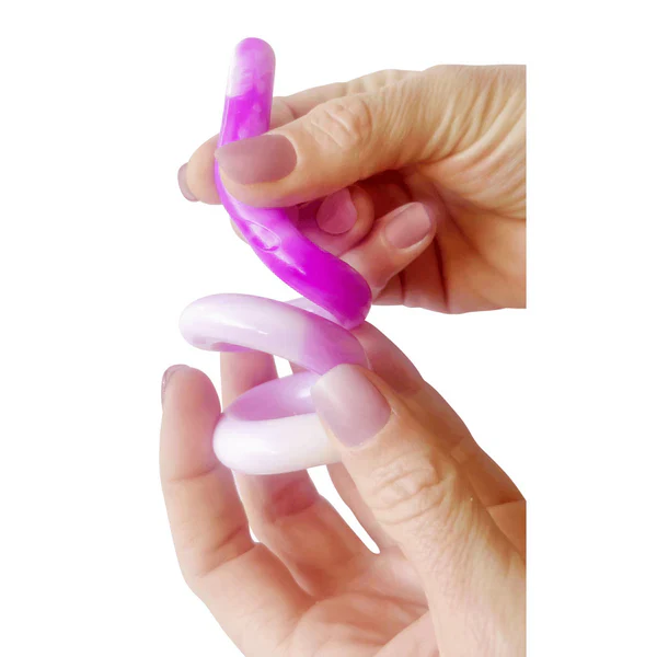 TWIDDLE SQUISH N STRETCH TIE DYED SENSORY TOY - Image 3