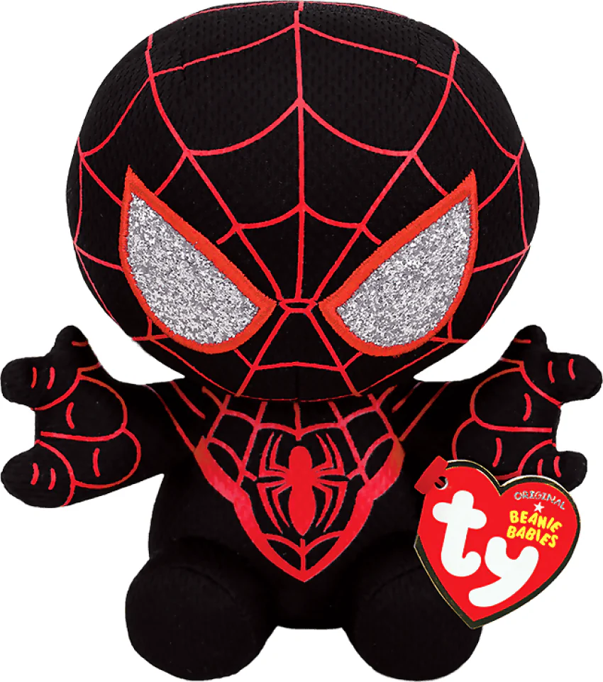TY BEANIE BABIES - MARVEL - MILES MORALES SPIDERMAN REGULAR