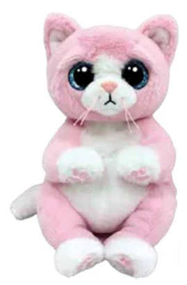 TY BEANIE BELLIES - LILLIBELLE - PINK CAT