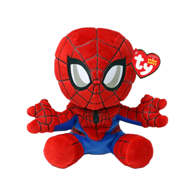 TY BEANIE BABIES - MARVEL - SPIDERMAN SOFT PLUSH