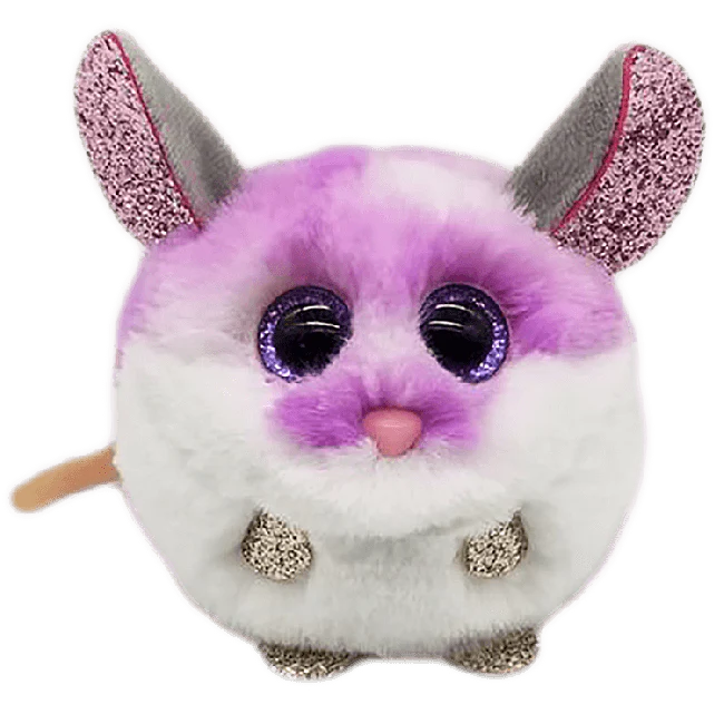 TY PUFFIES COLBY PURPLE MOUSE