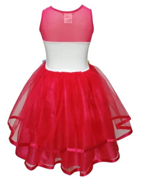 UNICORN DRESS SIZE 3/4 HOT PINK - Image 2
