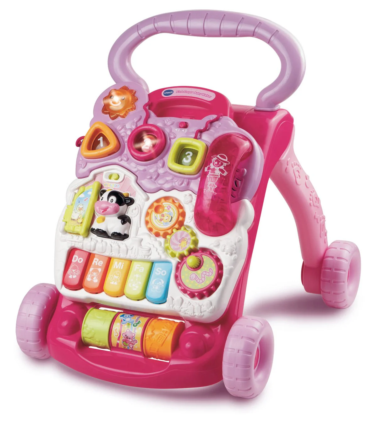 VTECH 1STSTEPS BABY WALKER PINK - Image 2