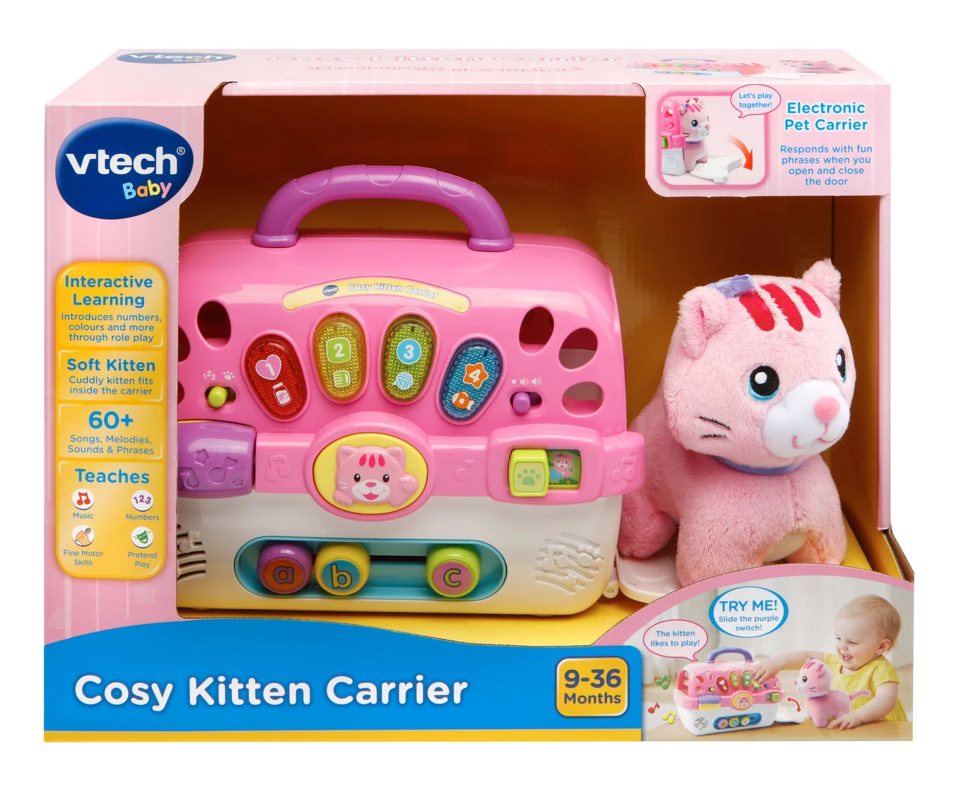 VTECH COSY KITTEN CARRIER