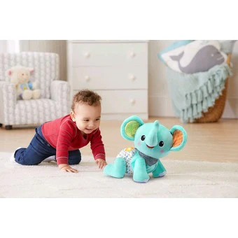 VTECH CRAWL W/ME ELEPHANT - BLUE - Image 3