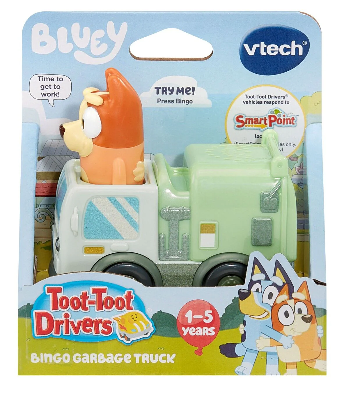 VTECH TOOT TOOT DRIVERS - BINGO GARBAGE TRUCK