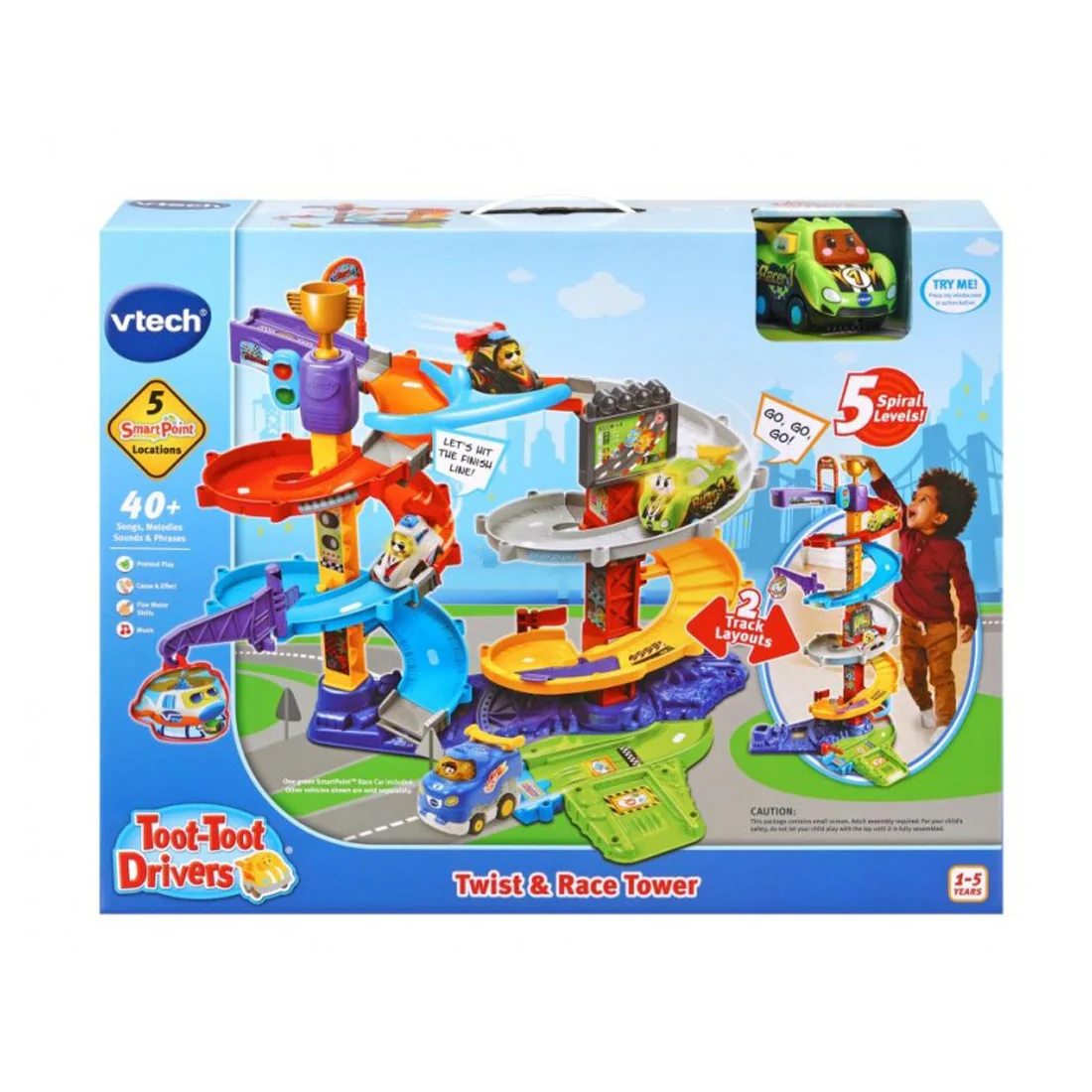 VTECH TOOT TOOT DRIVERS TWIST & RACE TOWER - Image 3