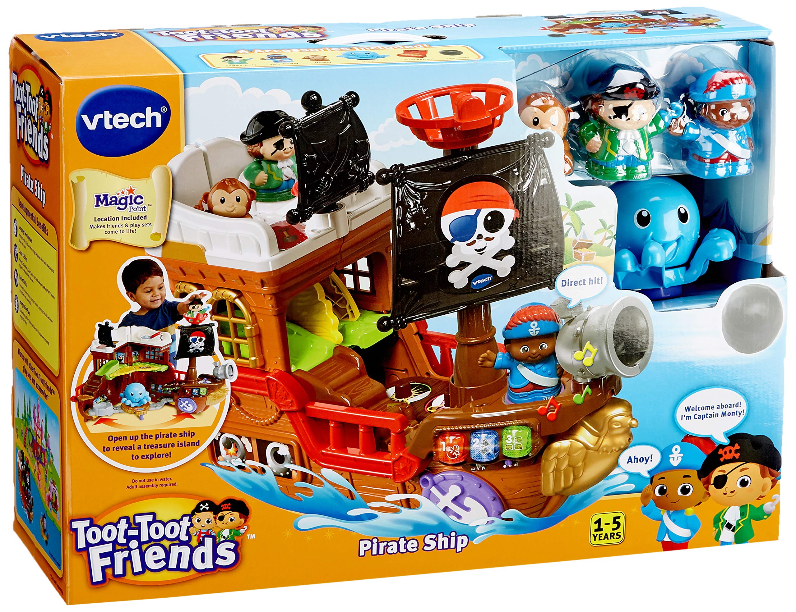 VTECH TOOT-TOOT FRIENDS PIRATE SHIP