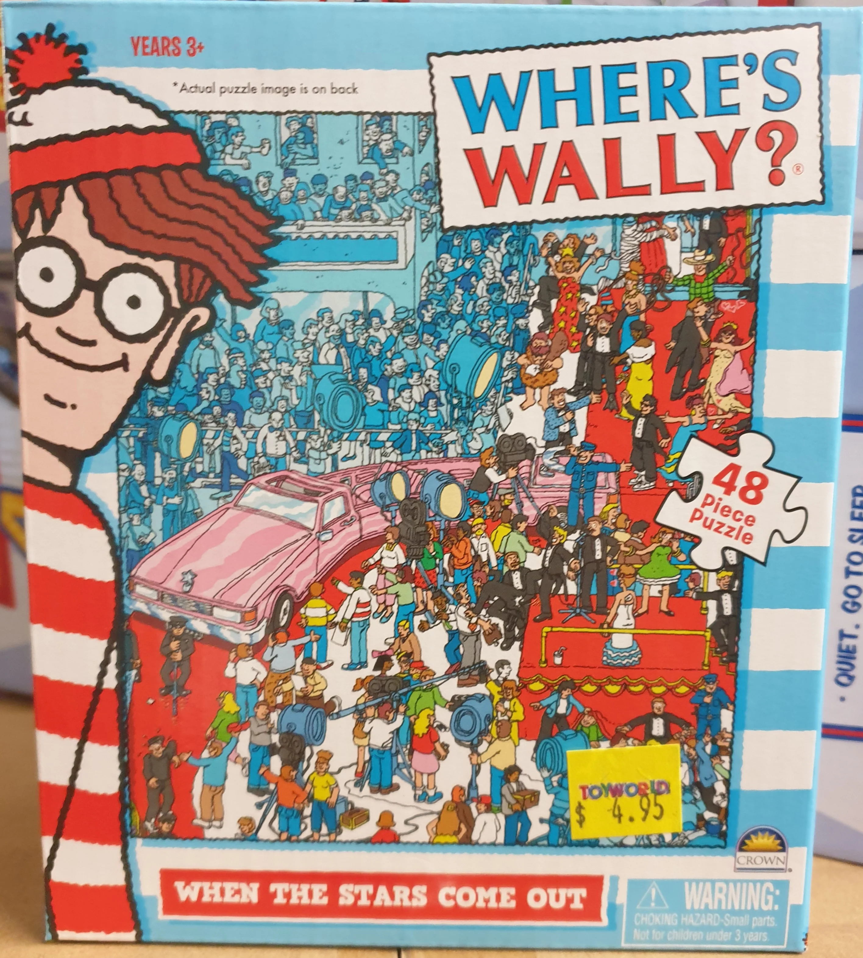 CROWN - WHERES WALLY - WHEN THE STARS COME OUT 48 PIECE PUZZLE