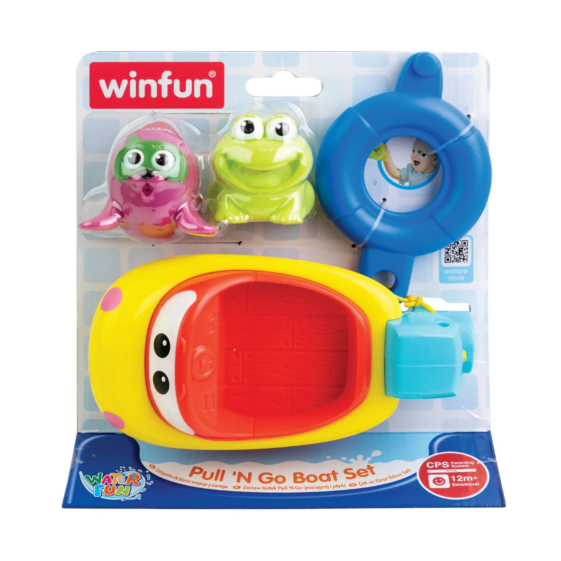 WINFUN PULL 'N GO BOAT SET