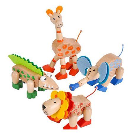 WOODEN FLEXI JUNGLE ANIMAL