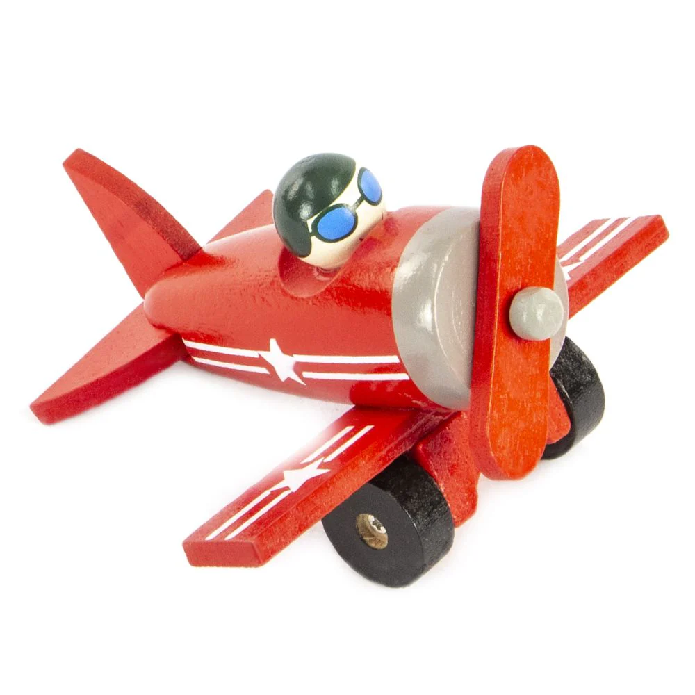 WOODEN MINI STUNT PLANE - Image 2