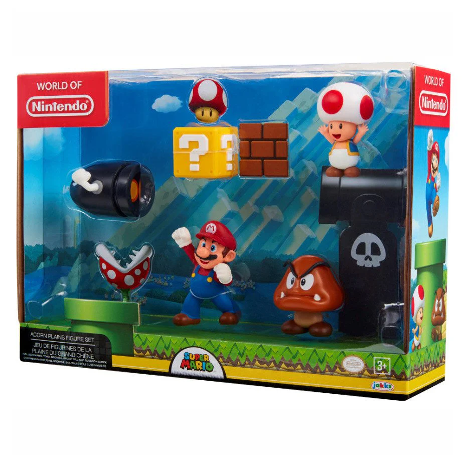 WORLD OF NINTENDO 2.5 ACORN PLAINS FIGURE SET