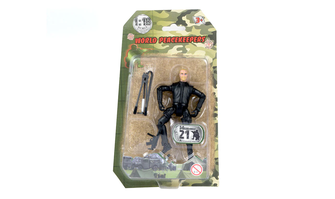 WORLD PEACE KEEPERS SINGLE MILITARY FIGURE 1:18 - Image 3