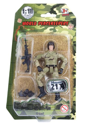 WORLD PEACEKEEPER 1:18 SCALE FIGURE DELTA FORCE. ASSORTMENT WITH ACCESSORIES - Image 2