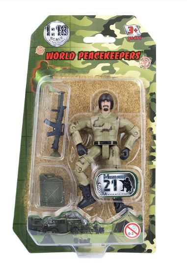 WORLD PEACEKEEPER 1:18 SCALE FIGURE DELTA FORCE. ASSORTMENT WITH ACCESSORIES - Image 3