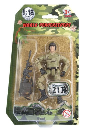 WORLD PEACEKEEPER 1:18 SCALE FIGURE DELTA FORCE. ASSORTMENT WITH ACCESSORIES - Image 5