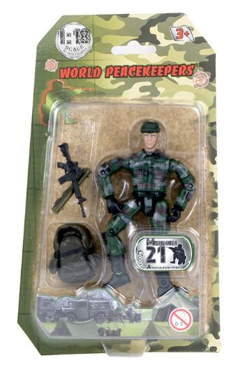 WORLD PEACEKEEPER 1:18 SCALE FIGURE RANGER CLASS ASSORTMENT WITH ACCESSORIES - Image 3