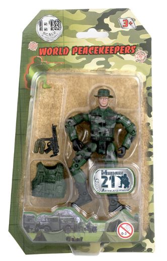 WORLD PEACEKEEPER 1:18 SCALE FIGURE RANGER CLASS ASSORTMENT WITH ACCESSORIES - Image 7