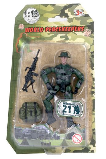 WORLD PEACEKEEPER 1:18 SCALE FIGURE RANGER CLASS ASSORTMENT WITH ACCESSORIES - Image 8