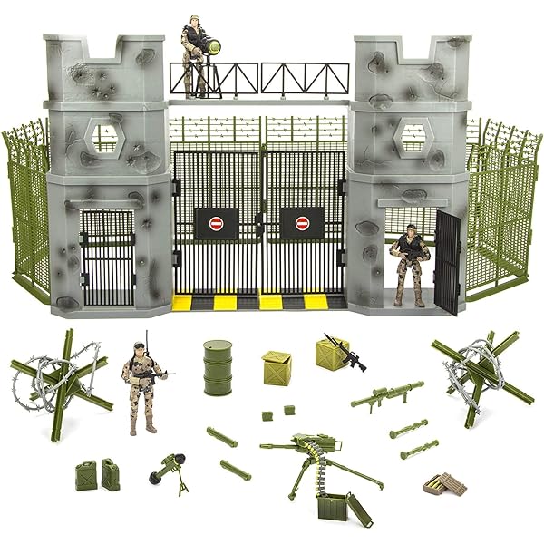 WORLD PEACEKEEPER MEGA BATTLEFIELD MILITARY BASE GATE - Image 2