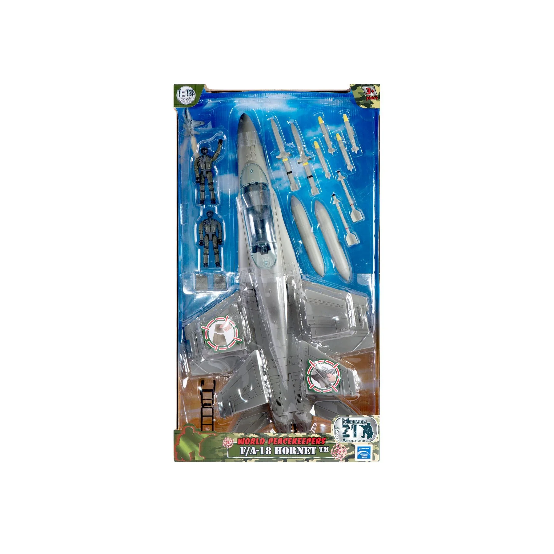WORLD PEACEKEEPERS 1:18 F/A-18 HORNET