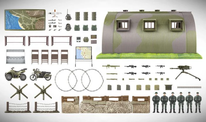 WORLD PEACEKEEPERS MILITARY BASE PLAYSET 102 PIECES - Image 3