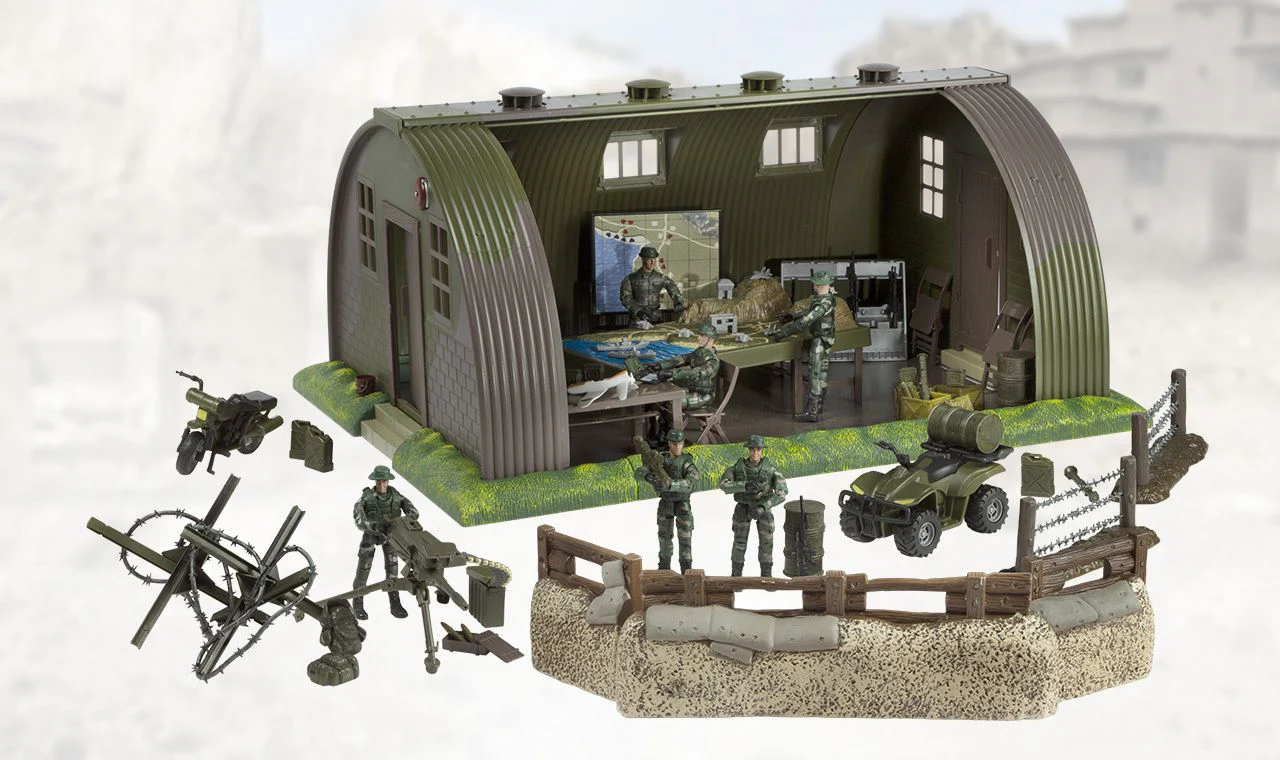 WORLD PEACEKEEPERS MILITARY STRATEGY HANGAR BASE 102PC 1:18 - Image 2