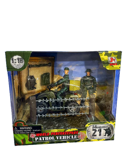 WORLD PEACEKEEPERS 1:18 PATROL VEHICLE QUADBIKE