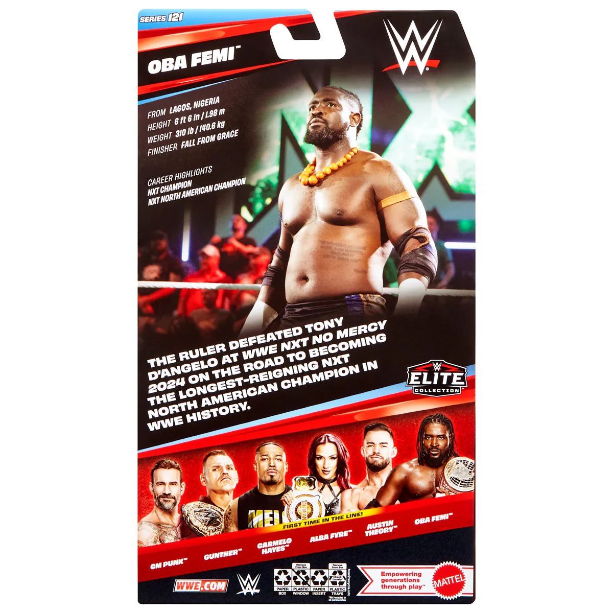 WWE ELITE COLLECTION SERIES 121 - OBA FEMI - Image 2