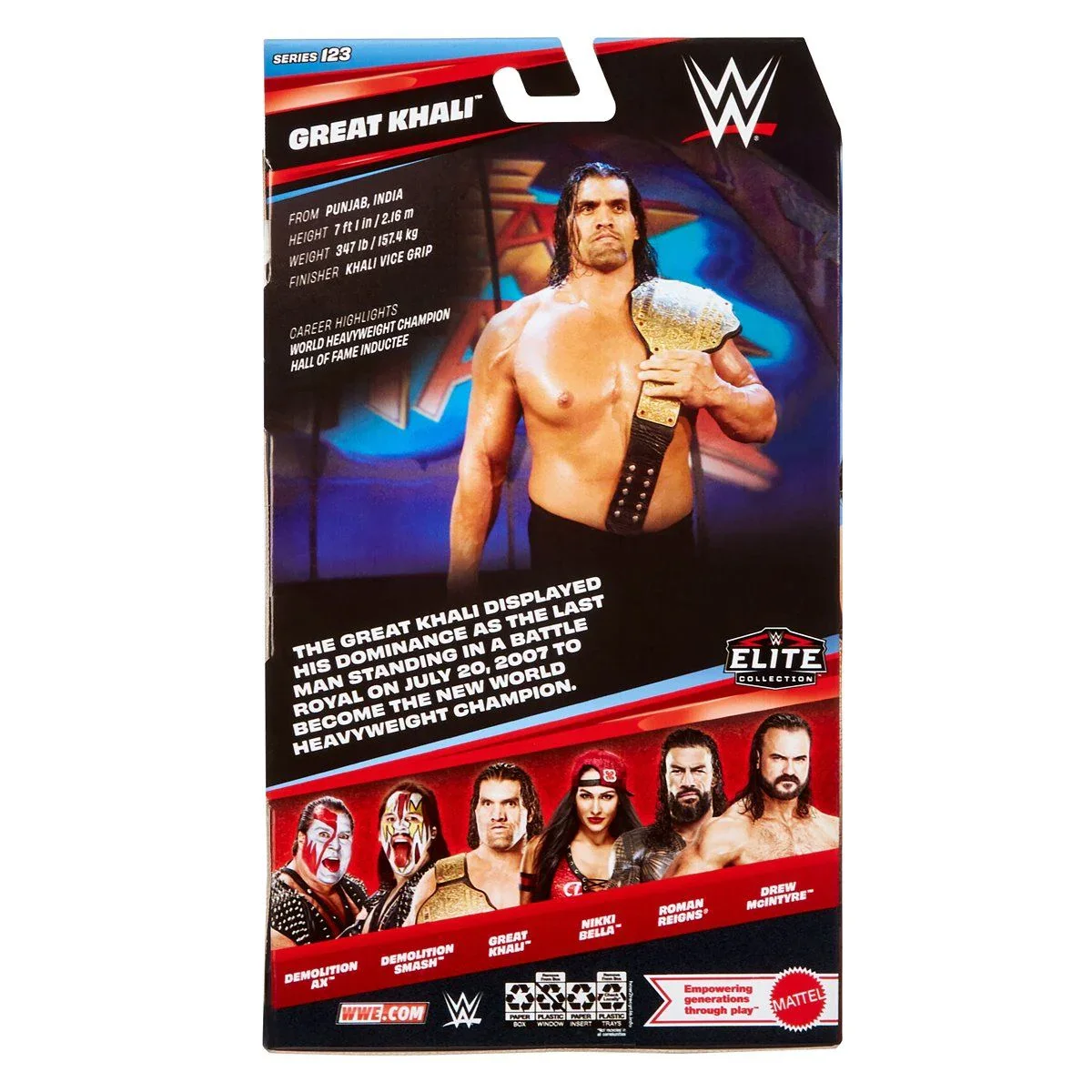 WWE ELITE COLLECTION SERIES 123 - GREAT KHALI - Image 4