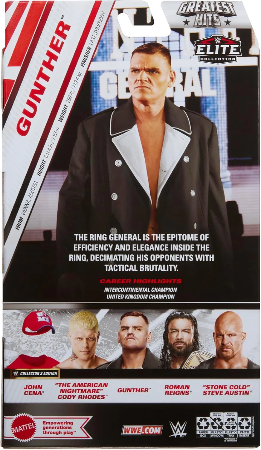 WWE ELITE FIGURE GREATEST HITS - GUNTHER - Image 3
