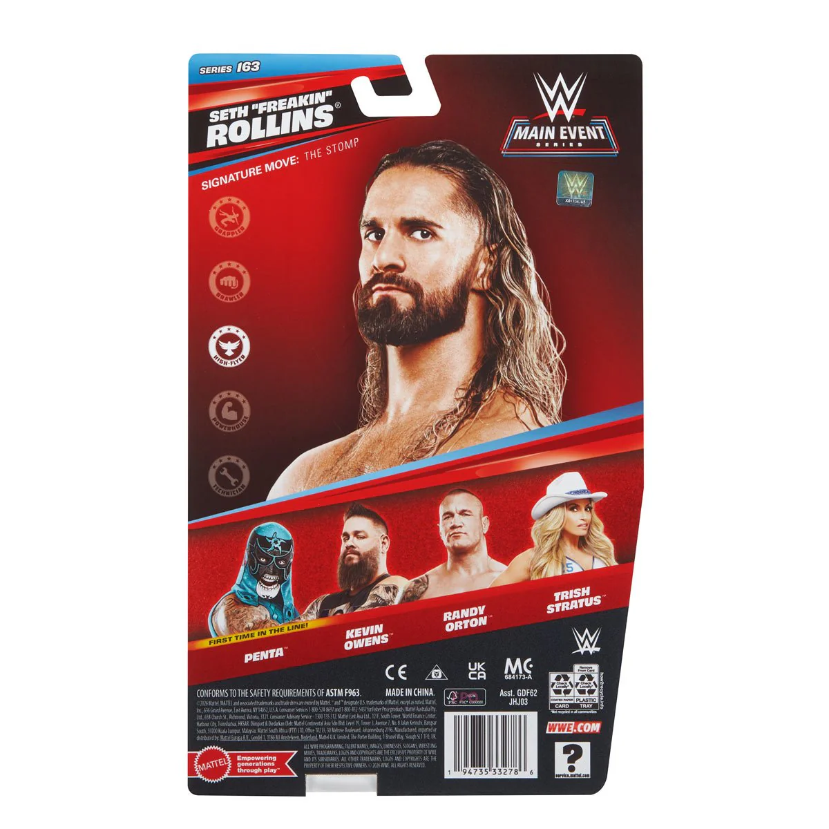 WWE MAIN EVENT SERIES 163 - SETH "FREAKIN" ROLLINS - Image 5